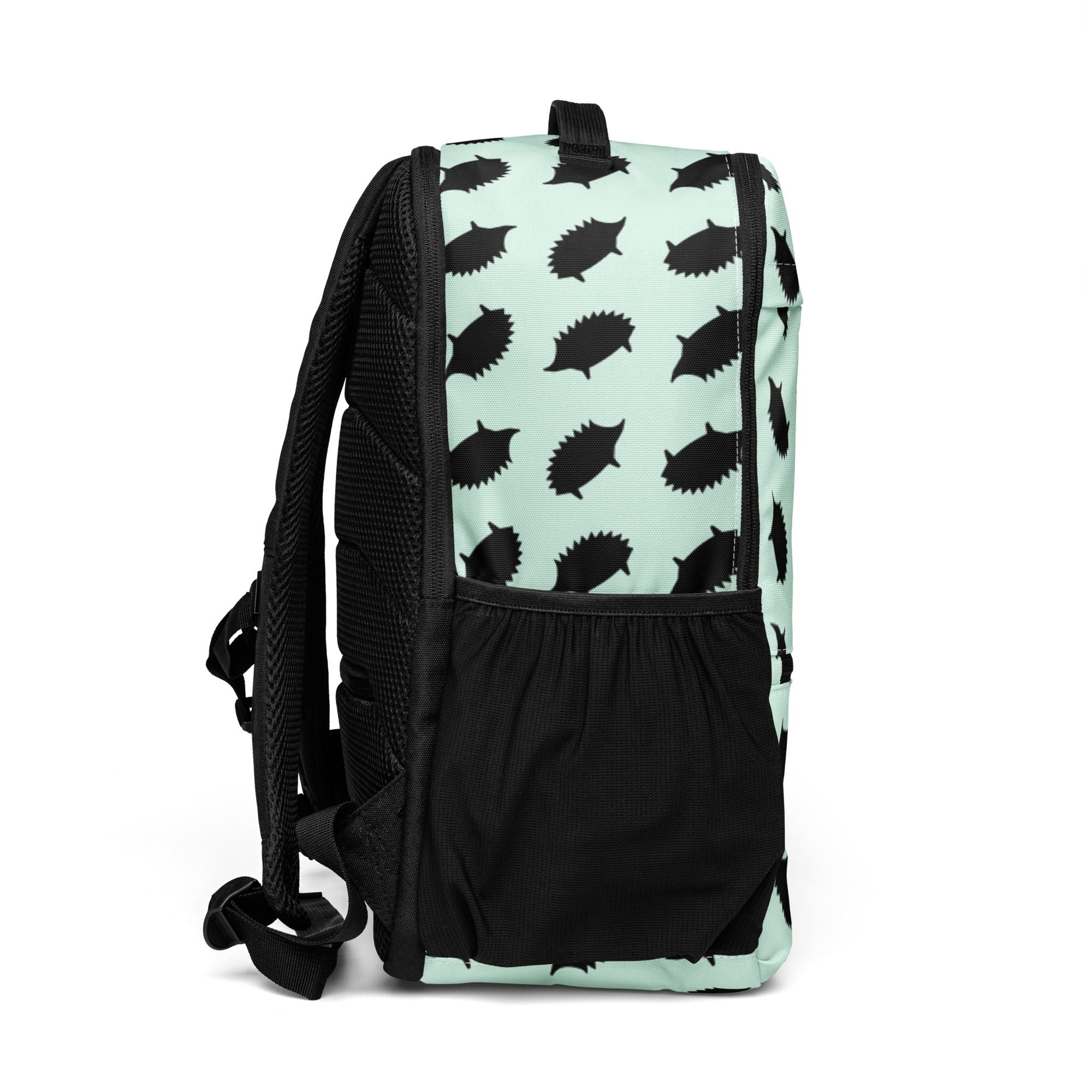 Hedgehog utility backpack in mint - Image 8
