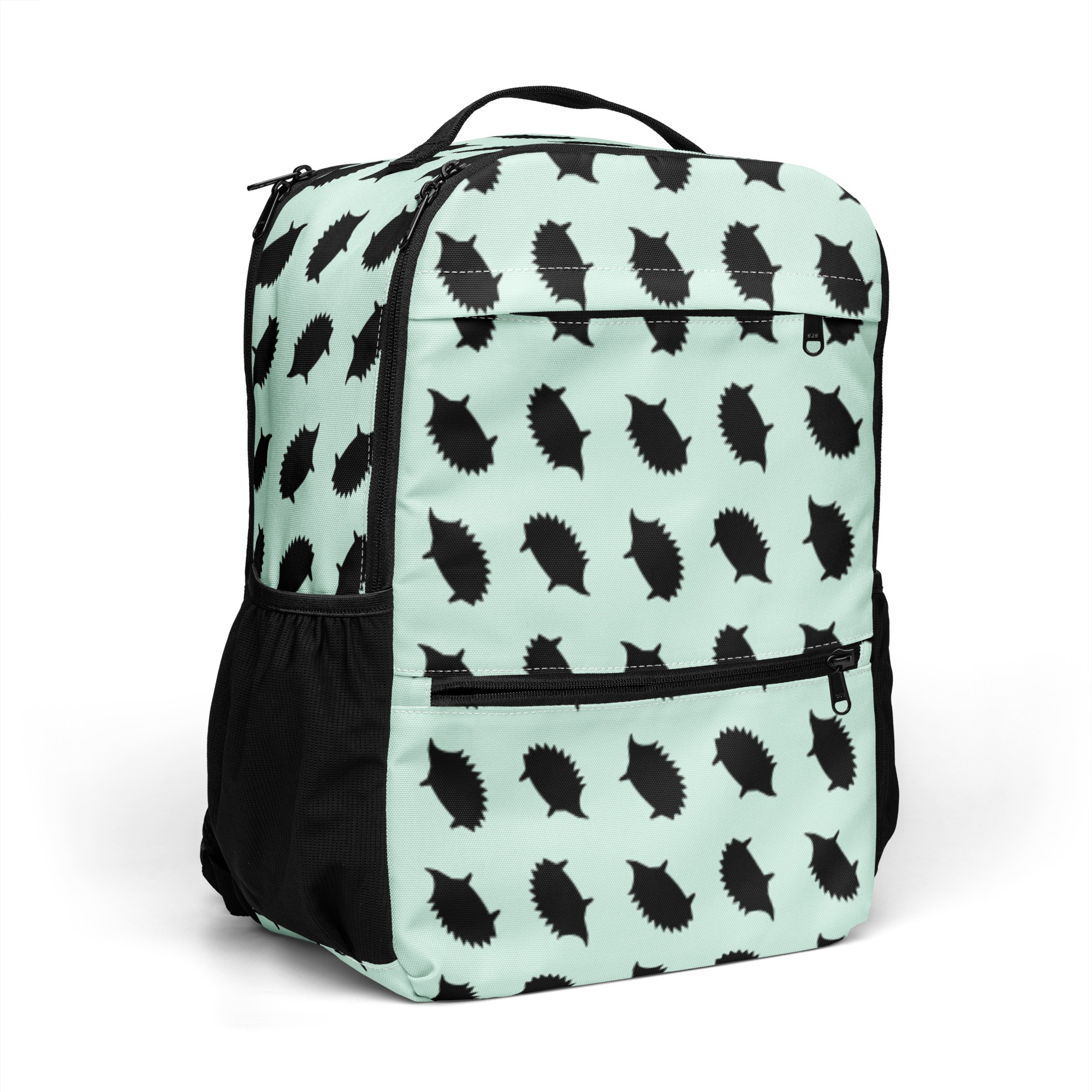 Hedgehog utility backpack in mint - Image 6